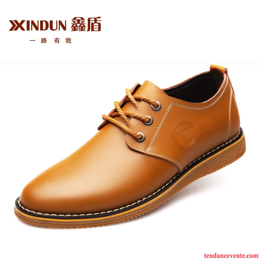 Acheter Des Derbies Homme Semelle Oxford Chaussures De Skate Homme Décontractée Tendance Jeunesse Cuir Véritable Laçage Printemps Lavande