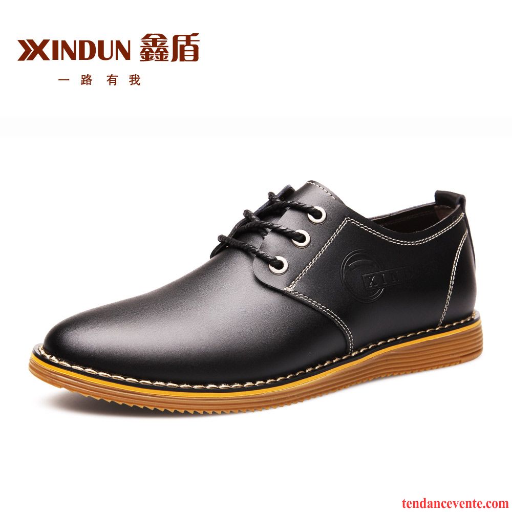 Acheter Des Derbies Homme Semelle Oxford Chaussures De Skate Homme Décontractée Tendance Jeunesse Cuir Véritable Laçage Printemps Lavande