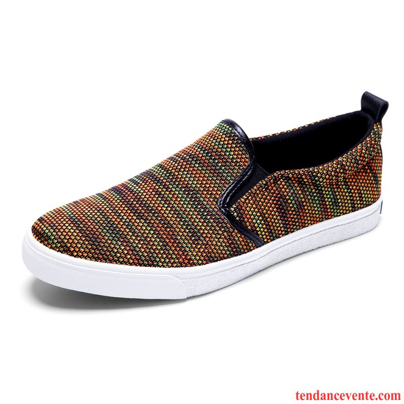 Ballerine Mocassin Homme Fleur Slip-on Tendance Paresseux Homme Art Simple Décontractée Étudiant