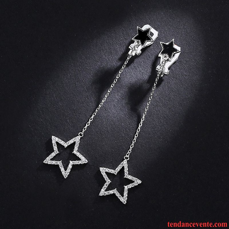 Bijoux En Argent Femme Longue Section Tassel Tempérament Or