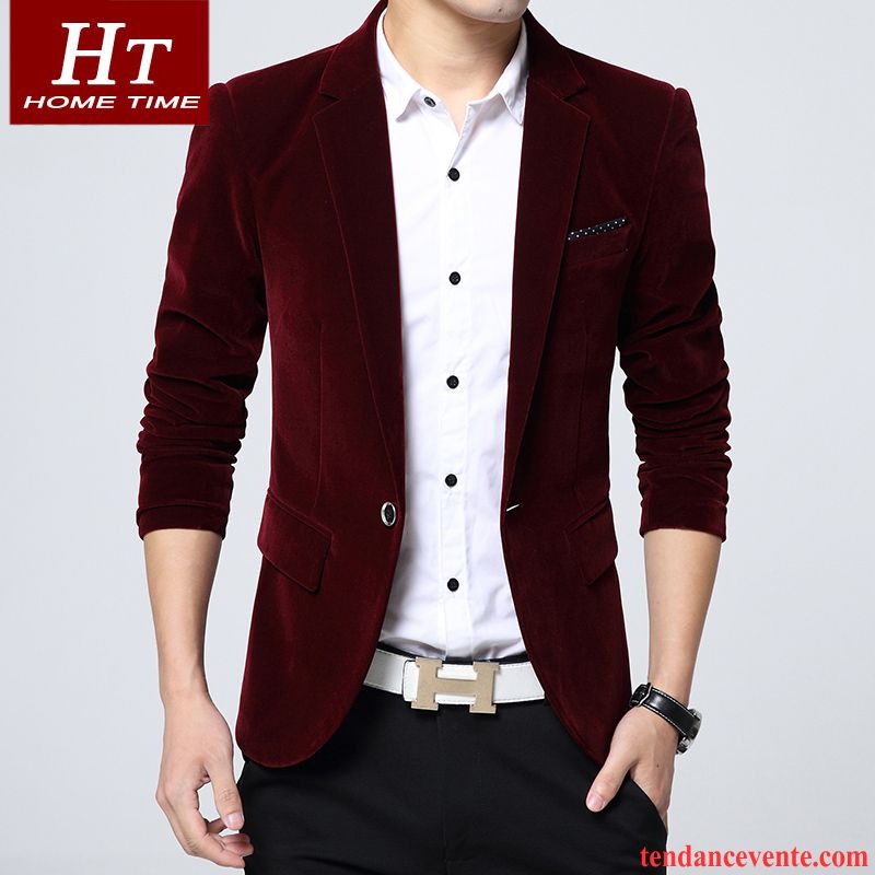 Blazer Saharienne Homme Homme Vêtements D'hiver Pardessus Costume L'automne Décontractée Slim Tendance Pensée