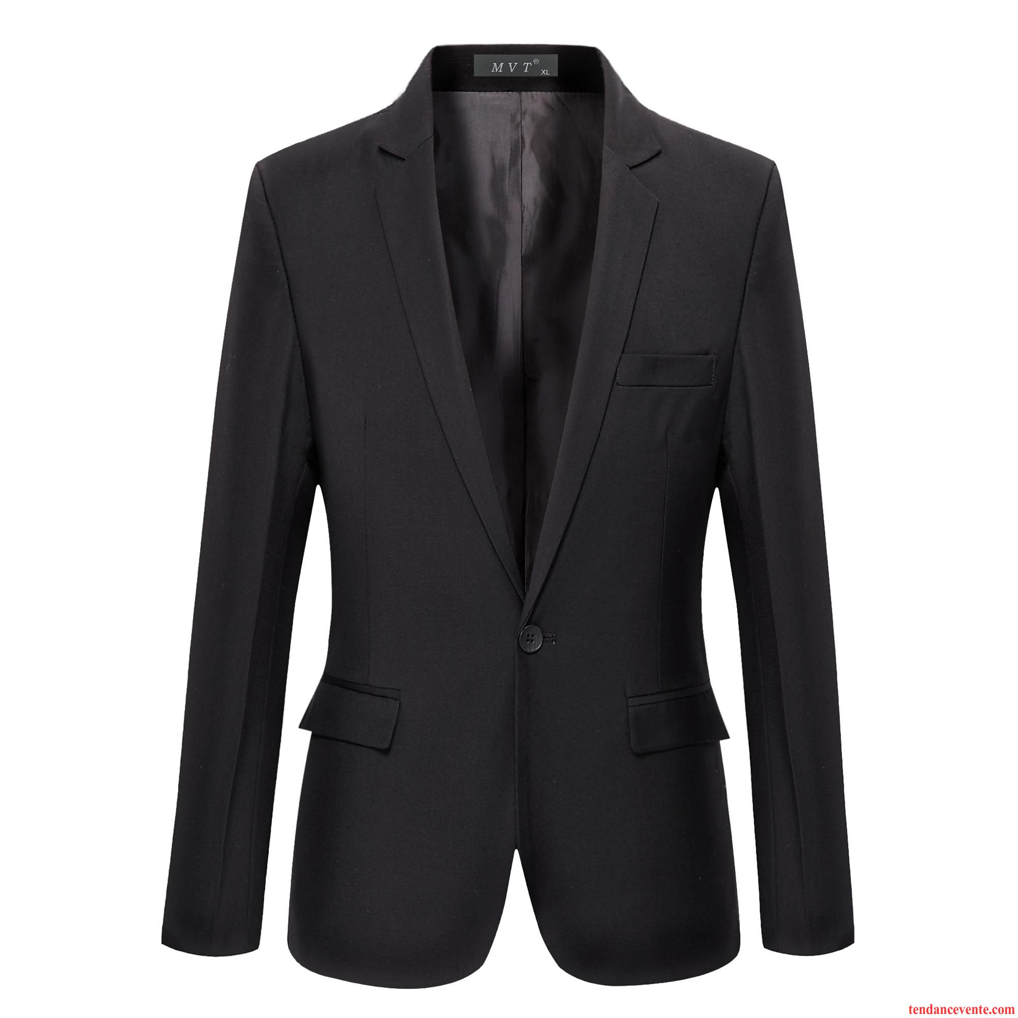 Blazer Velours Homme Noir Tendance Homme Hiver Décontractée Britanique Slim Bleu Pardessus L'automne Une Veste Étudiant Pas Cher