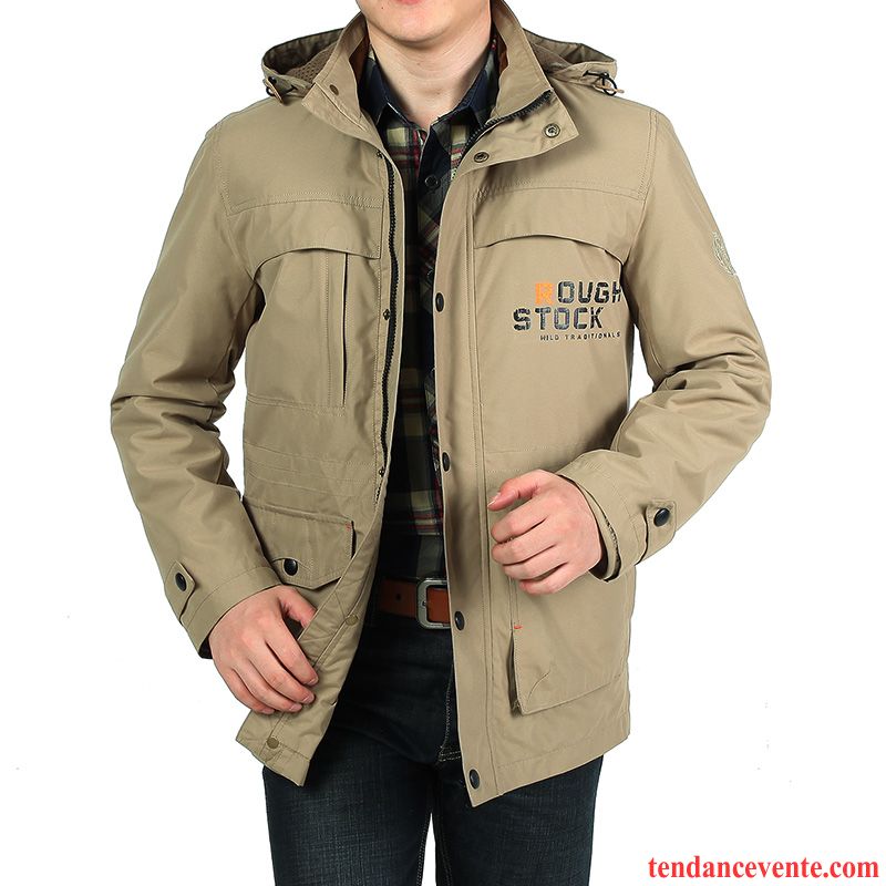 Blouson Homme En Solde Homme Longue Printemps Veste Jeunesse Pardessus Une Veste L'automne Pérou