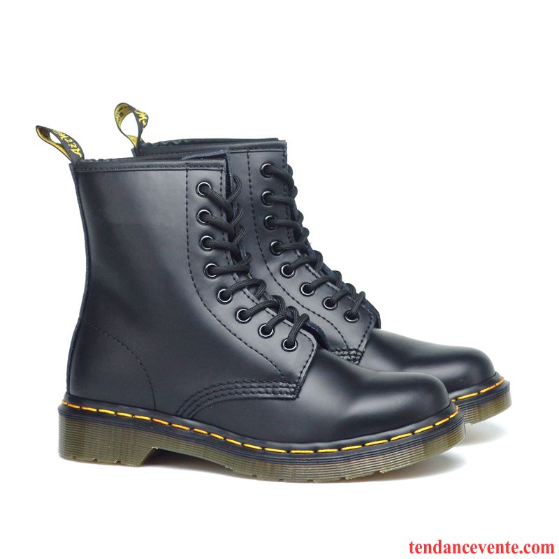 Boots Homme Daim Tendance Cuir Véritable Rouge Homme Fantaisie Angleterre Tous Les Assortis Hautes Chaussures De Travail Rétro Pensée