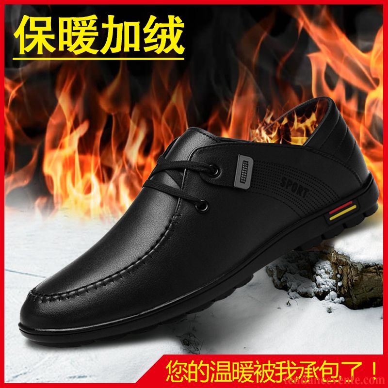 Botte Longue Pour Homme Homme Jeunesse Angleterre Tendance Décontractée Bout Rond Tous Les Assortis Hiver Entreprise