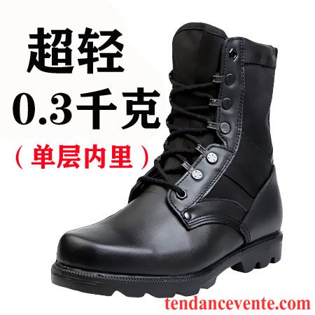 Bottes Caoutchouc Homme Été Hautes Homme Tendance Cuir Véritable Bureau