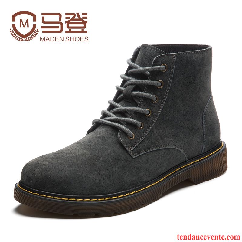 Bottes Homme Bureau Bottes Martin Angleterre Tous Les Assortis Tendance Hautes