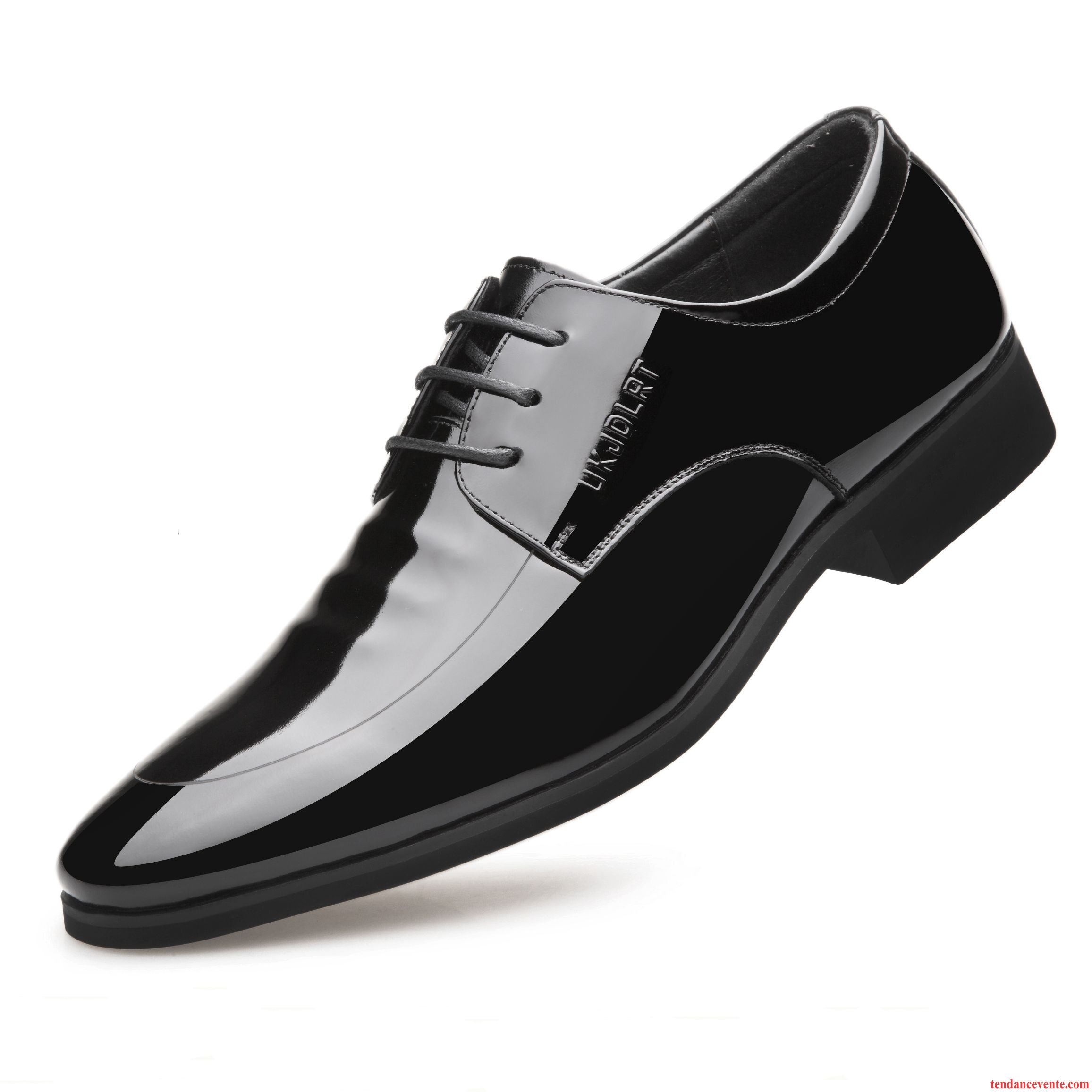 Bottine En Cuir Homme Entreprise L'automne Laçage Respirant En Cuir Pointe Pointue Décontractée Homme Semelle Doux Chaussures De Mariage Angleterre Noir Or