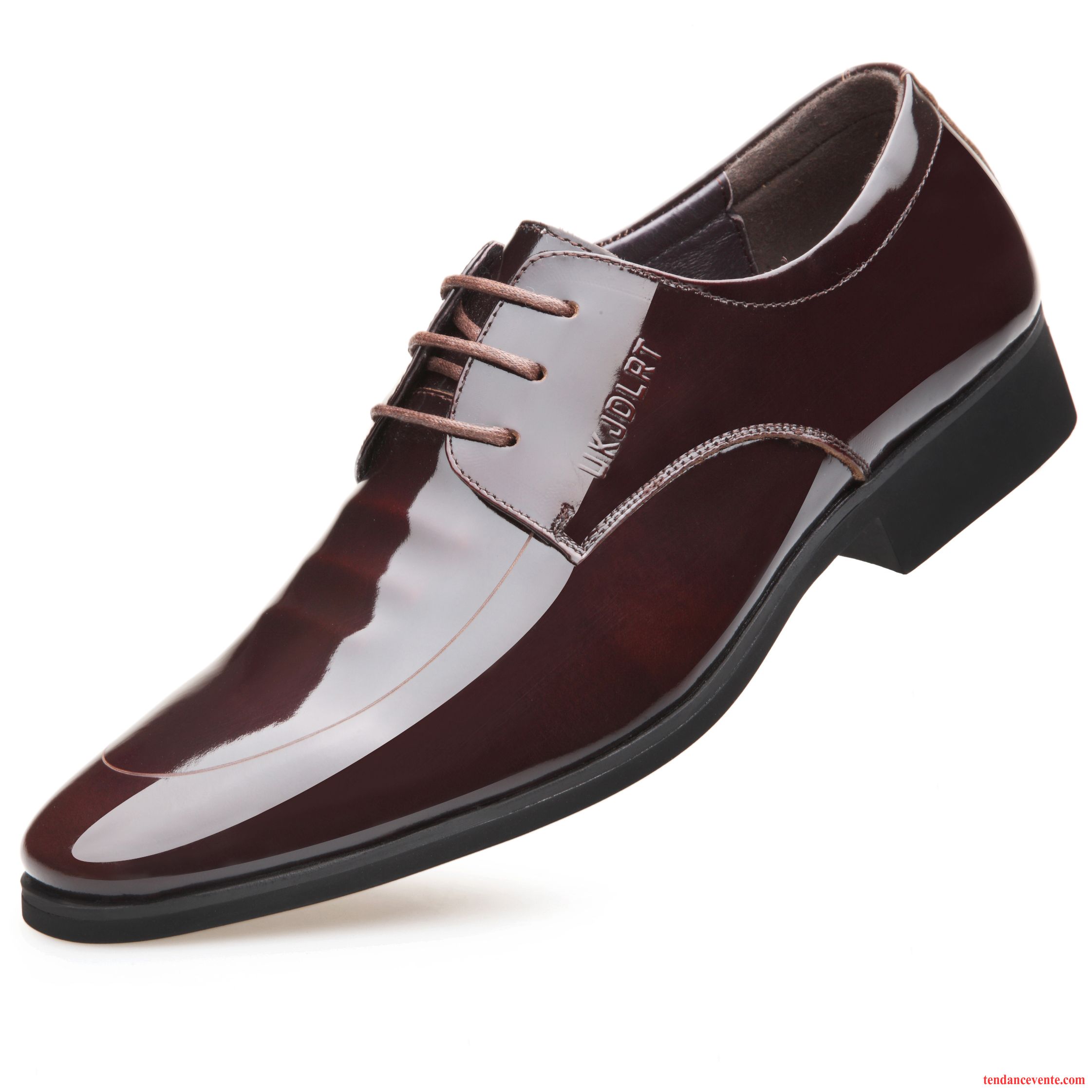 Bottine En Cuir Homme Entreprise L'automne Laçage Respirant En Cuir Pointe Pointue Décontractée Homme Semelle Doux Chaussures De Mariage Angleterre Noir Or