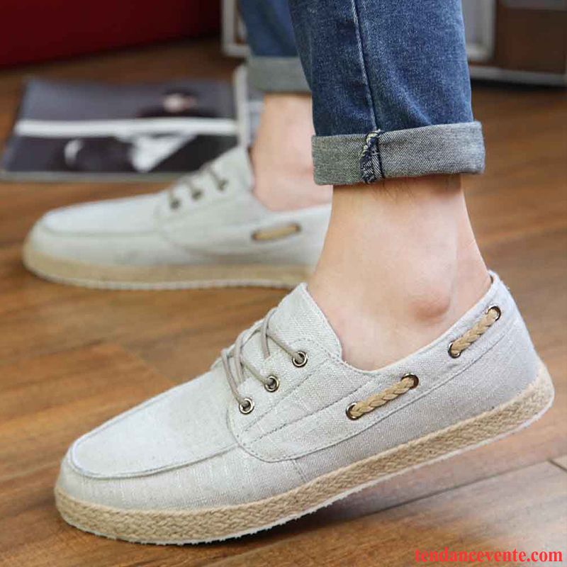 Bottine Noir Homme Sport Printemps Chaussures En Tissu Décontractée Tendance Hiver Homme Adolescent