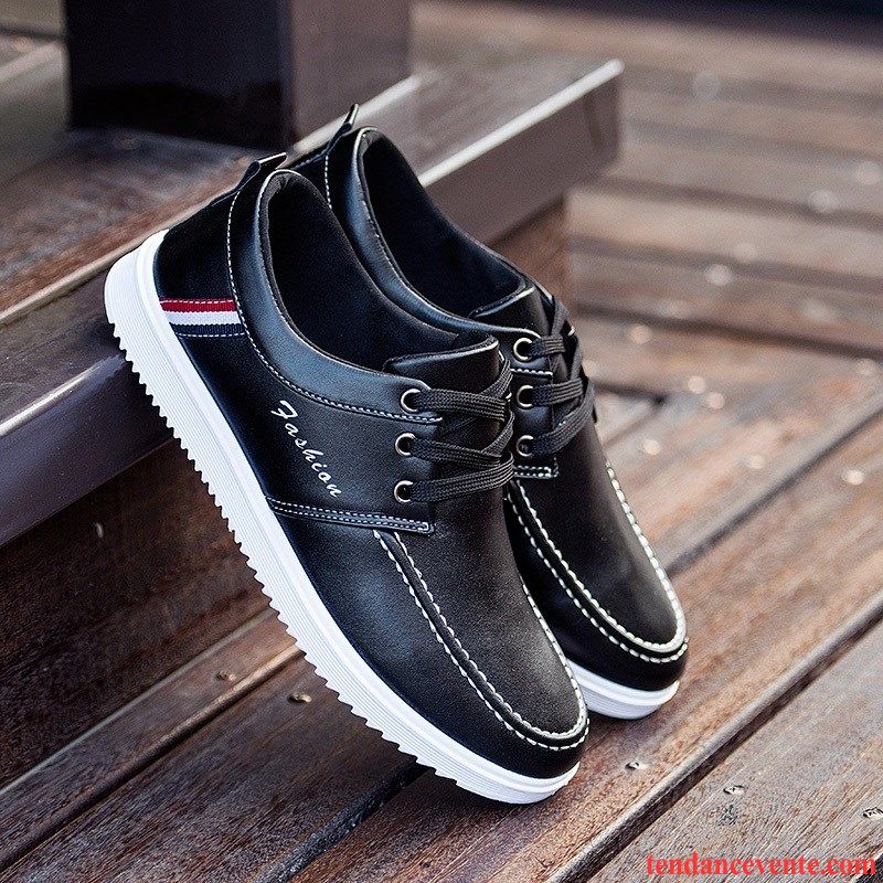 Bottines Noires Homme Sport Tendance Tous Les Assortis Homme Chaussures De Skate Blanc Basse Décontractée Hiver Plates Ambre