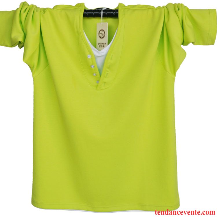 Boutique T Shirt En Ligne Sport Une Veste Homme Tendance Longues Taillissime Printemps Baggy L'automne Graisse Vert Violet