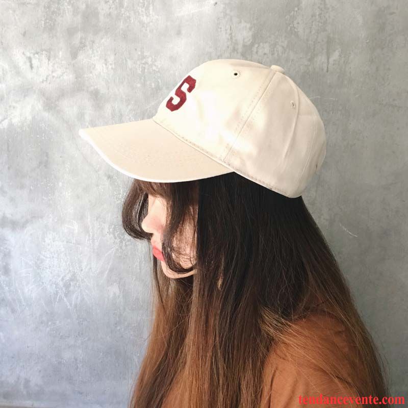 Casquette / Chapeau Femme Casquette De Baseball Tendance Été Loisir Rue Ombre Noir