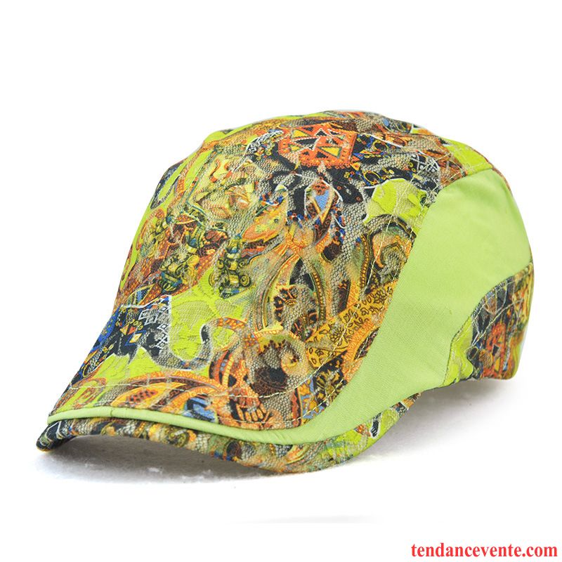 Casquette / Chapeau Femme Mode Floral Dentelle Peintre Charmant Ombre Bleu