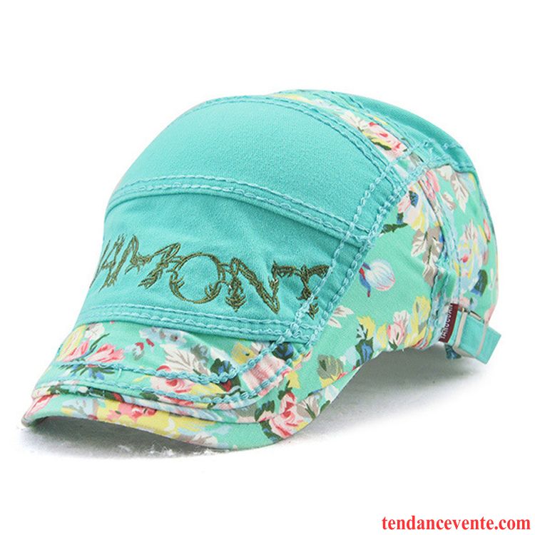 Casquette / Chapeau Femme Mode Floral Dentelle Peintre Charmant Ombre Bleu