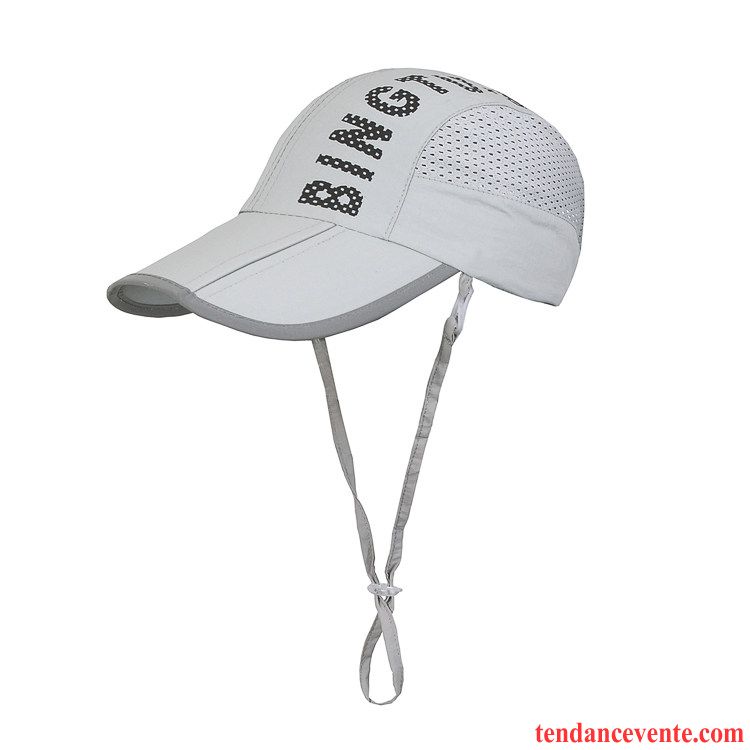 Casquette / Chapeau Homme Casquette De Baseball Femme Ombre Loisir De Plein Air Été Gris Foncé