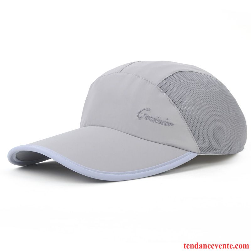 Casquette / Chapeau Homme Chapeau De Soleil Ombre Crème Solaire Respirant Femme Chapeau De Pêcheur Noir