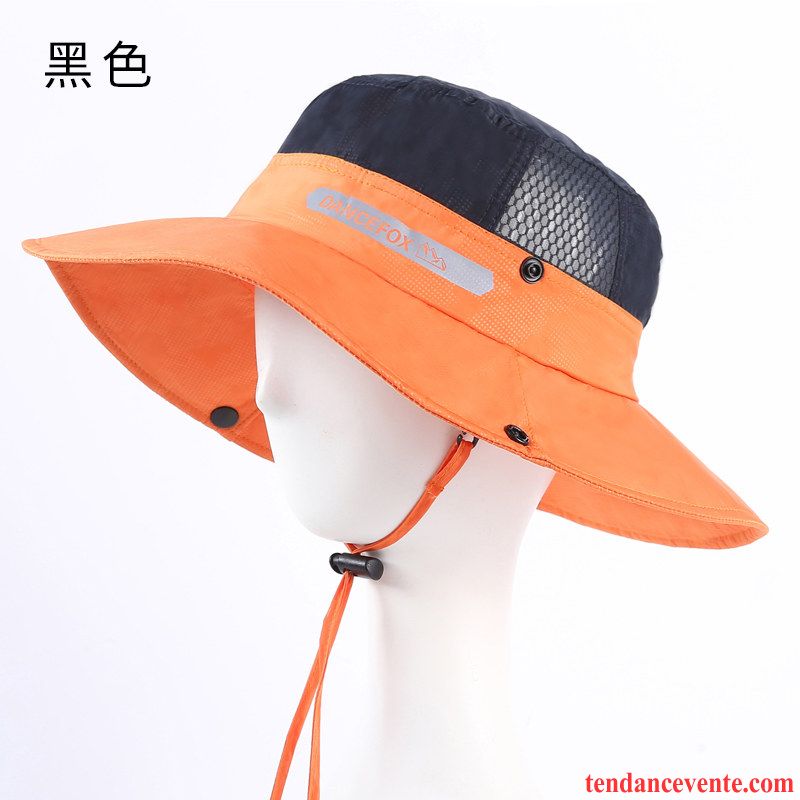 Casquette / Chapeau Homme Crème Solaire Été De Plein Air Chapeau De Soleil Chapeau De Pêche Jeunesse Bleu