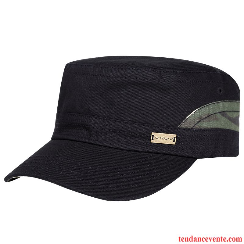 Casquette / Chapeau Homme Femme L'automne Printemps Chapeau De Soleil De Plein Air Tendance Noir