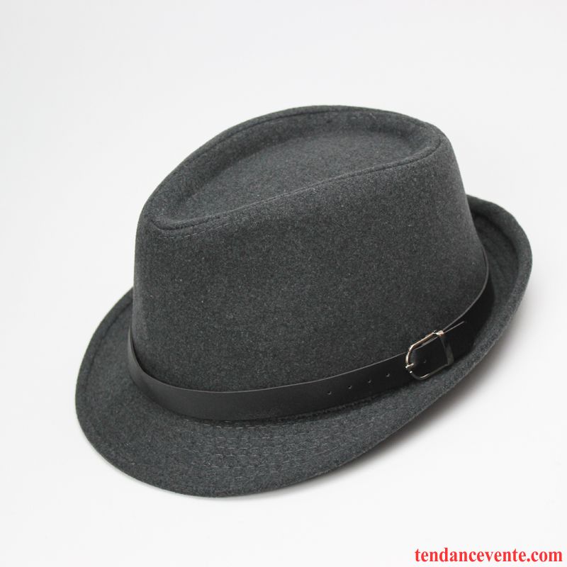 Casquette / Chapeau Homme L'automne Le Jazz Le Nouveau Hiver Britanique Milieu Gris