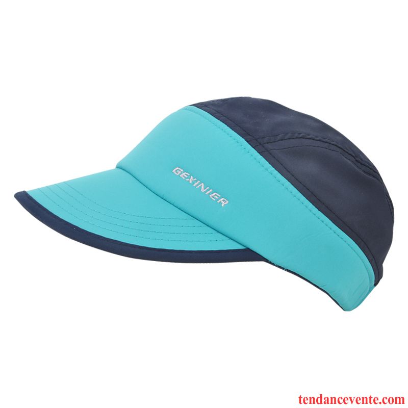 Casquette / Chapeau Homme Respirant Ombre De Plein Air Femme Été Sport Bleu