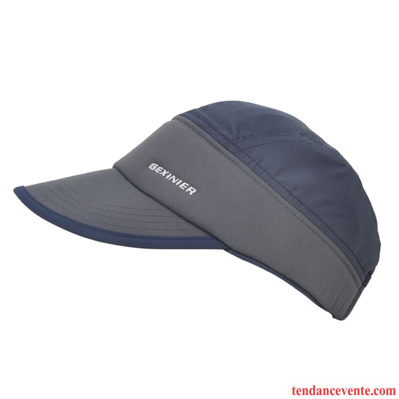 Casquette / Chapeau Homme Respirant Ombre De Plein Air Femme Été Sport Bleu