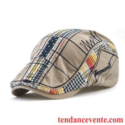 Casquette / Chapeau Homme Tendance Peintre L'automne Du Froid Hiver Printemps Rouge