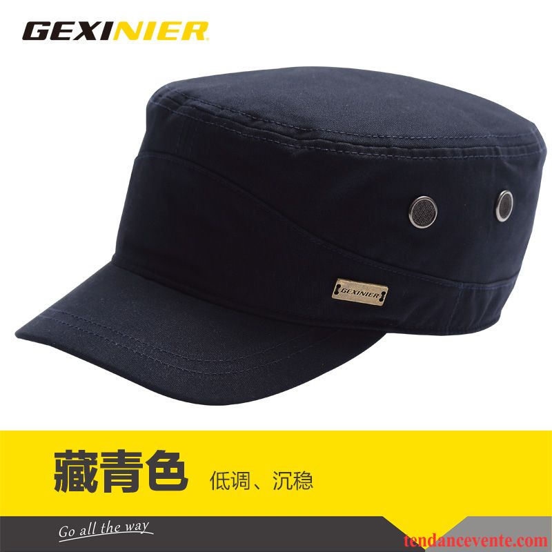 Casquette / Chapeau Homme Été Loisir Printemps L'automne Grande Taille All-match Noir