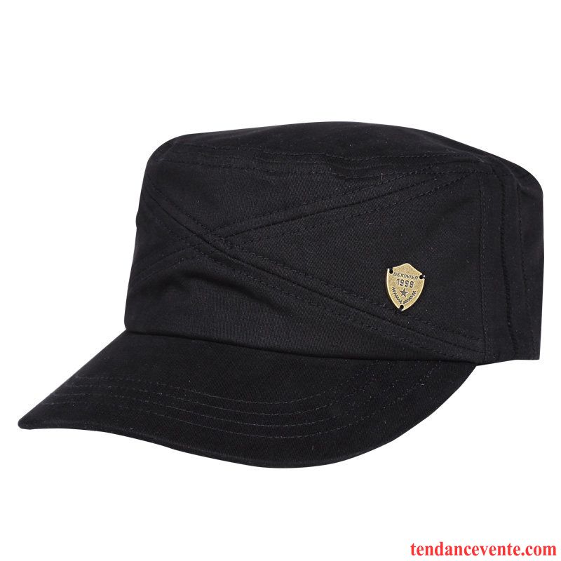 Casquette / Chapeau Homme Été Loisir Printemps L'automne Grande Taille All-match Noir