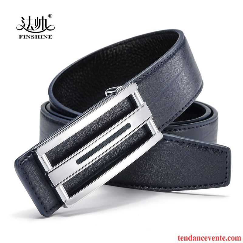 Ceinture Homme Mode Étudiant Tendance Lisse Jeunesse All-match Bleu Jaune Marron