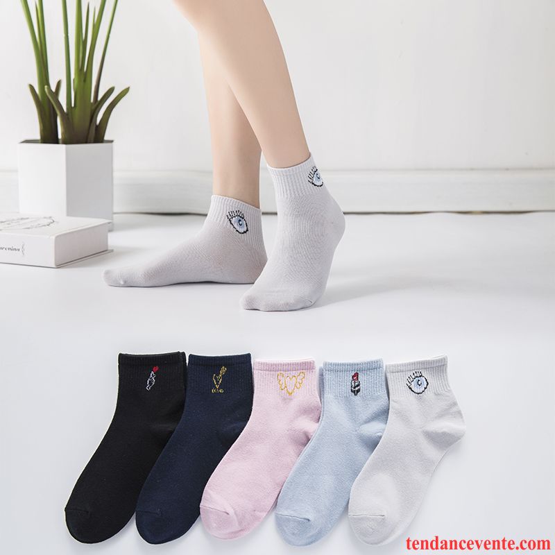 Chaussette Femme Chaussettes En Coton Vent De L'université Chaussette Longue Milieu Sport Mince