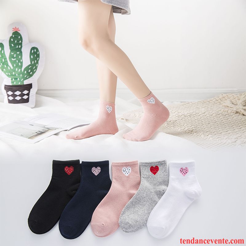 Chaussette Femme Chaussettes En Coton Vent De L'université Chaussette Longue Milieu Sport Mince