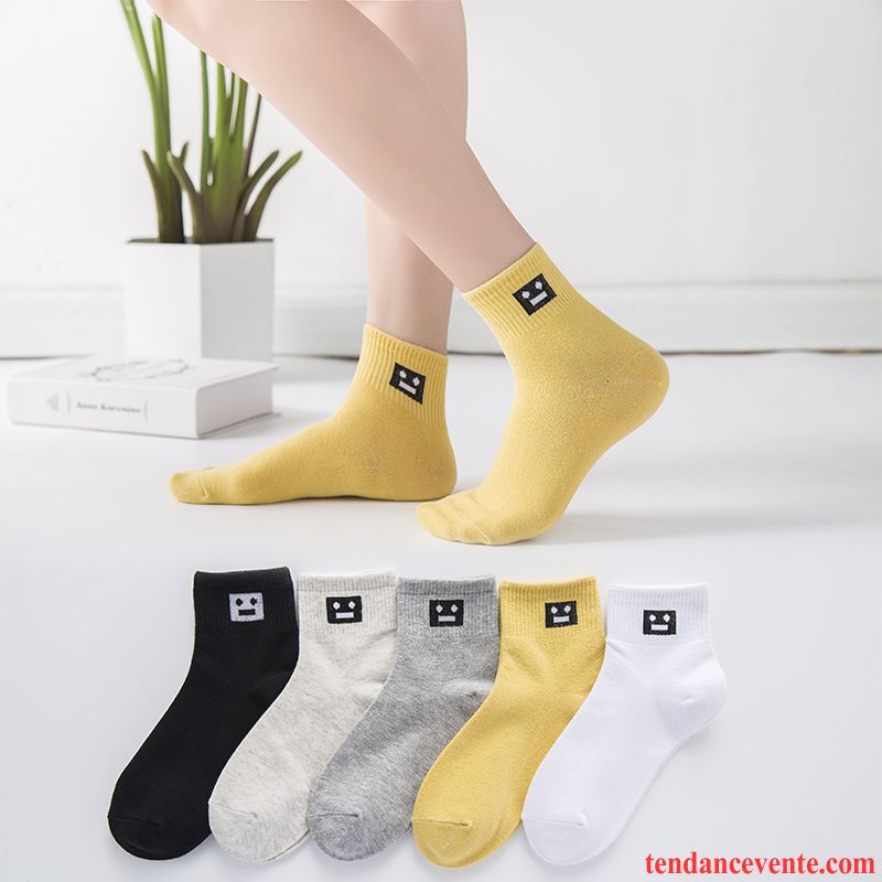 Chaussette Femme Chaussettes En Coton Vent De L'université Chaussette Longue Milieu Sport Mince