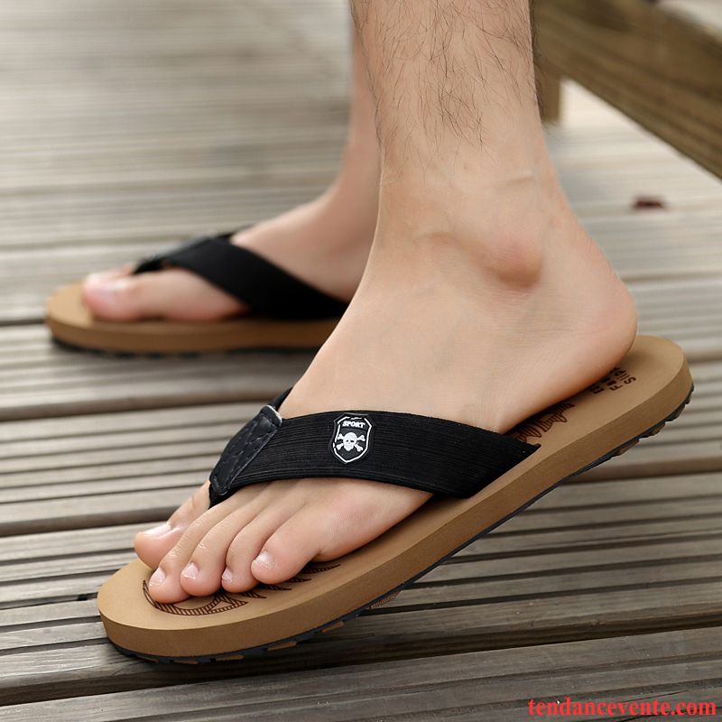 Chausson D Été Homme Décontractée Antidérapant Tendance Taillissime Homme Été Plage Chaussons Lawngreen