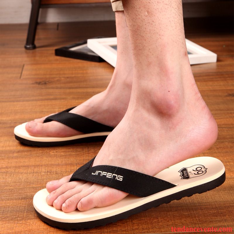 Chausson D Été Homme Décontractée Antidérapant Tendance Taillissime Homme Été Plage Chaussons Lawngreen