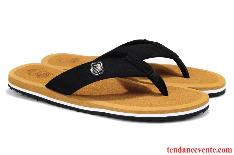 Chausson Homme Grande Taille Antidérapant Plage Chaussons Homme Porter Livraison Gratuite Été Tendance Ambre