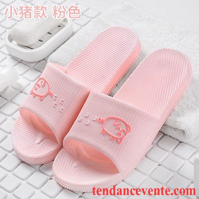 Chaussons Femme Antidérapant Homme Fantaisie Semelle Doux