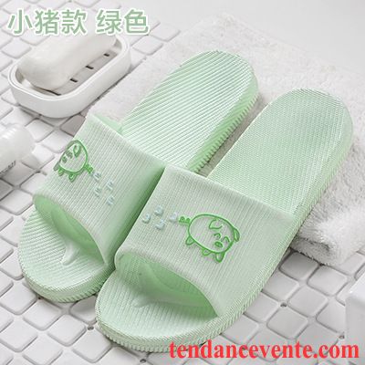 Chaussons Femme Antidérapant Homme Fantaisie Semelle Doux