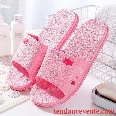 Chaussons Femme Antidérapant Homme Fantaisie Semelle Doux