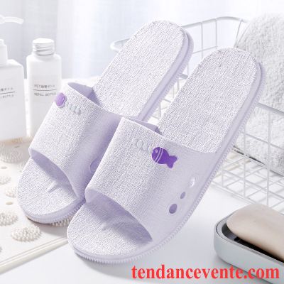 Chaussons Femme Antidérapant Homme Fantaisie Semelle Doux