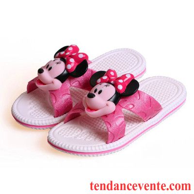 Chaussons Femme Cuir Souple Femme Antidérapant Plage Été Brun Pas Cher