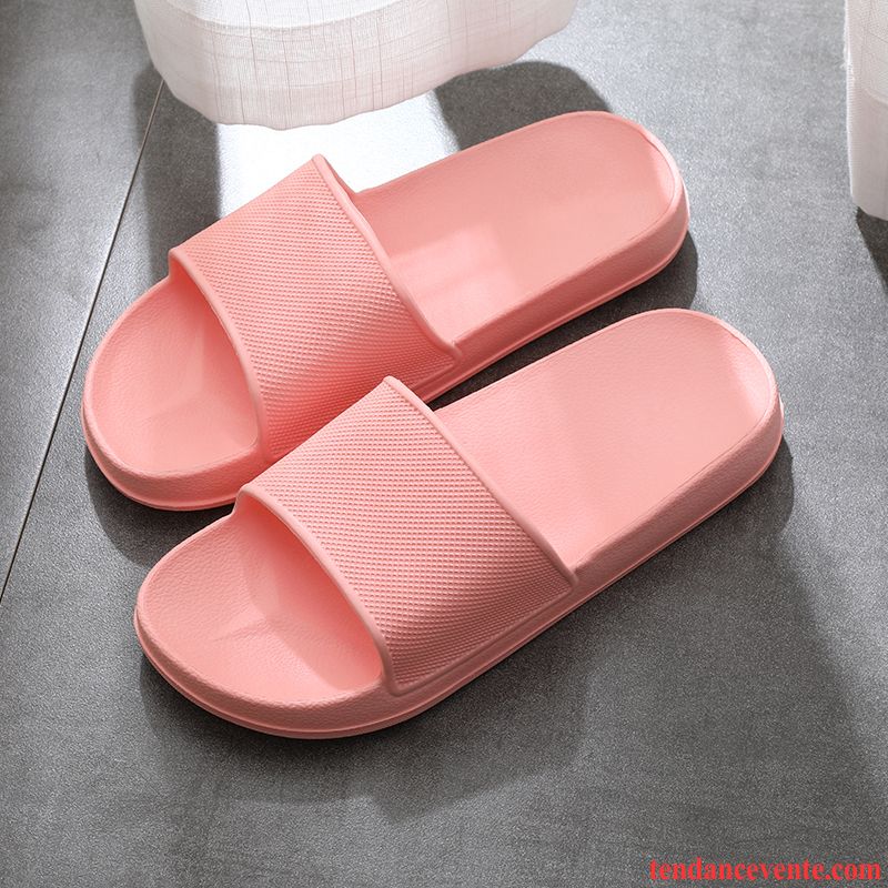 Chaussons Femme Homme Antidérapant Fantaisie Été Rose