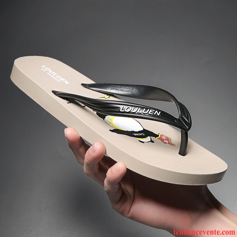Chaussons Tongs Homme Personnalité Sandales Été Antidérapant Tendance