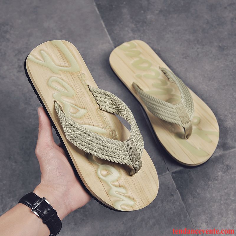 Chaussons Tongs Homme Tendance Été Étudiant Plage Personnalité