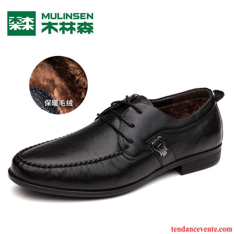 Chaussure Botte Homme Pas Cher Décontractée Basse Jeunesse Laçage Respirant Homme Cuir Véritable Entreprise Printemps