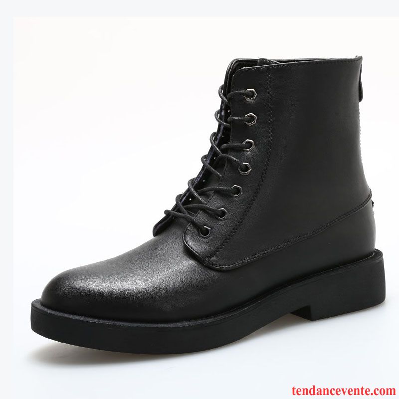 Chaussure De Bottes Homme Tendance Hautes Printemps Augmenté Homme En Cuir Angleterre