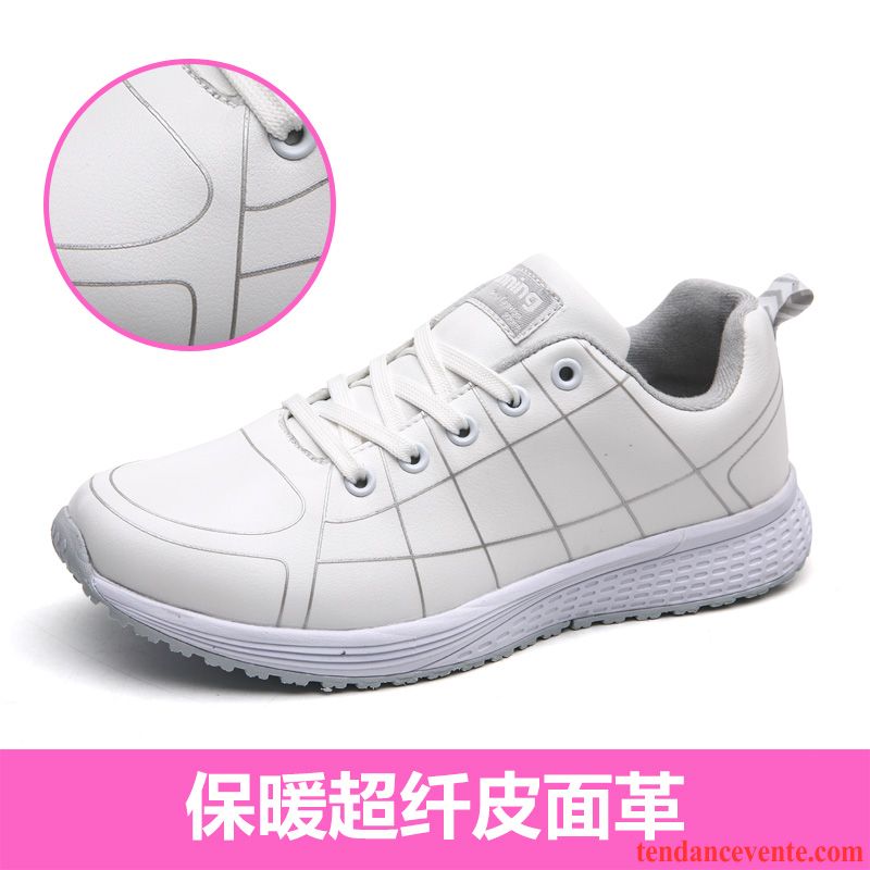 Chaussure De Running Fitness Décontractée Chaussures De Course Laçage Femme Tissage En Vol Étudiant Tous Les Assortis Respirant Plates Sport L'automne Léger Cyan Pas Cher