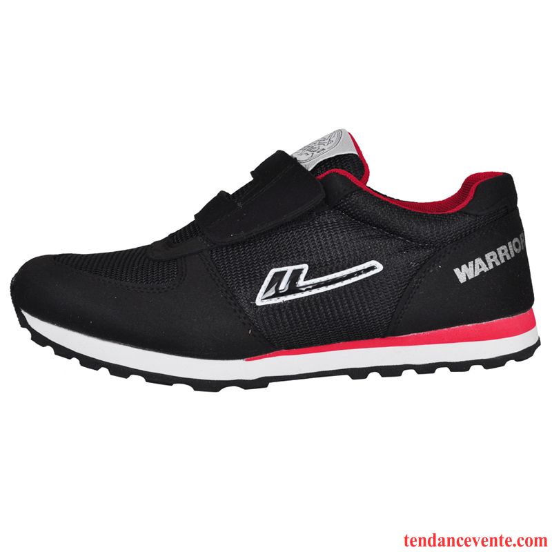 Chaussure De Running Pour Homme Noir Rouge Respirant Authentique Fantaisie