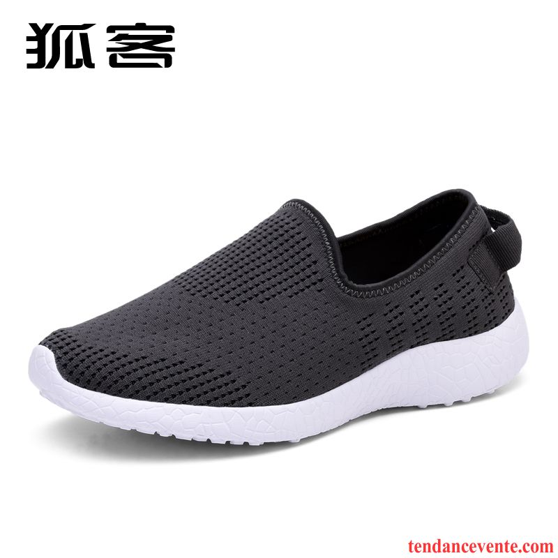 Chaussure De Running Running Homme Tendance Ligne Volante Printemps Léger Engrener Sport Chaussures De Skate Décontractée Été Cyan Pas Cher