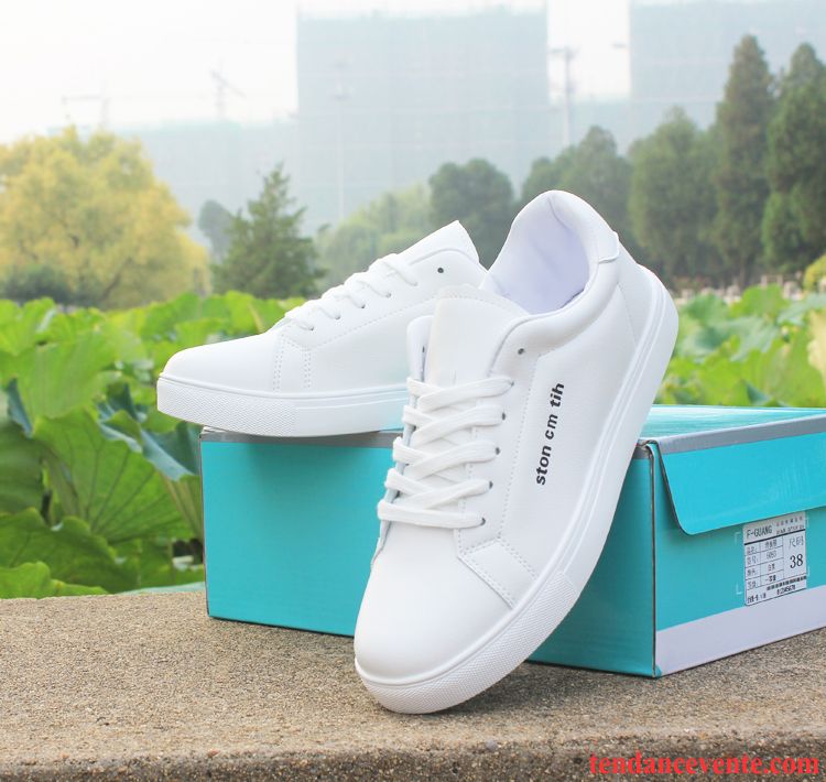 Chaussure De Skate Femme Plates Étudiant Blanc Décontractée Derbies Tendance Femme Sport Fantaisie En Cuir Lilas Soldes